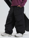 Pantalon de ski ample Gsou Snow Urban Slope KneeFlex pour femme, avec poches cargo.
