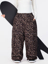 Pantalon de neige ample Nightline Park Rider pour femme, avec bandes réfléchissantes et poches cargo.