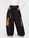 Pantalon de snowboard cargo ample et freestyle Hyper Flux Urban Graffiti pour femme - Park Rider