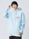Sweat à capuche ample de snowboard Nandn Mountain Chill Out pour femme