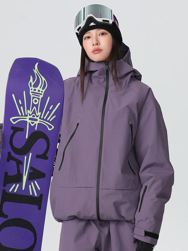 Veste de ski ample Searipe Durable Mountain Pro pour femme, résistante aux intempéries