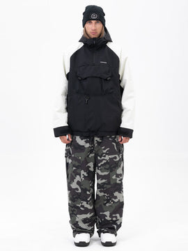 Ensemble veste bomber et pantalon ample pour homme, motif camouflage montagne freestyle