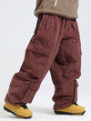 Pantalon de snowboard ample et oversize en polaire Gsou Snow Alpine Cruiser pour homme