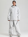 Combinaisons de ski amples Gsou Snow pour femmes, style montagne durable.