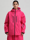 Veste de ski Gsou Snow pour femme, résistante, isolée et coupe-vent, type Mountain Pro.
