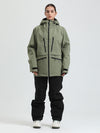 Combinaison de ski cargo multifonctionnelle Gsou Snow pour femme, résistante et performante.