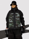 Veste de ski UrbanCraft Street Utility Freestyle pour femme – Capuche réfléchissante et design inspiré des vêtements de travail