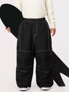 Pantalon de ski ample UrbanCraft Workwear pour homme, avec conception offrant une mobilité accrue des genoux.