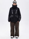 Ensemble de ski Chillform pour femme, camouflage réfléchissant – Veste Glow Trail et pantalon de ski ample