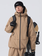 Veste de ski ample Searipe Durable Mountain Pro pour homme, résistante aux intempéries
