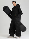 Combinaisons de ski amples Gsou Snow pour femmes, style montagne durable.