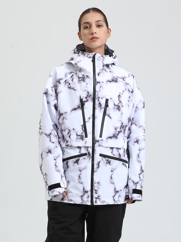 Veste de ski multifonctionnelle Gsou Snow pour femme, résistante et performante.