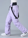 Pantalon de ski à bretelles FrostPeak Mountain-Ready pour femmes