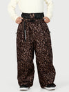 Pantalon de neige ample OG pour homme, style urbain, inspiré des vêtements de travail, avec rivets apparents et coupe large.
