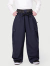 Pantalon de ski cargo utilitaire Techline pour homme, inspiré des vêtements de travail – Coupe ample et décontractée
