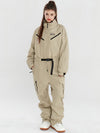 Combinaison de ski cargo ample Nandn Mountain pour femme