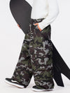 Pantalon de neige ample Nightline Park Rider pour homme, avec bandes réfléchissantes et poches cargo.