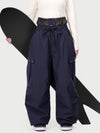 Pantalon de ski cargo utilitaire Techline pour femme, inspiré des vêtements de travail – Coupe ample et décontractée