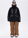 Ensemble de ski Chillform pour femme, camouflage réfléchissant – Veste Glow Trail et pantalon de ski ample