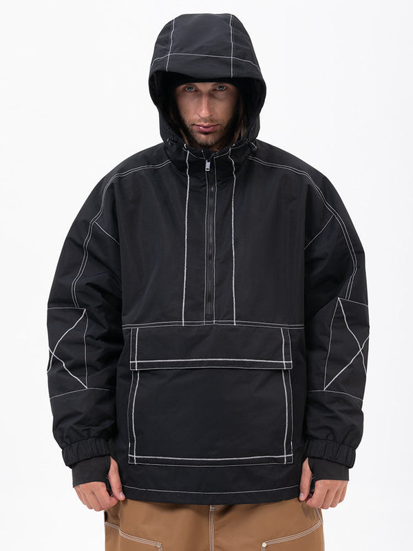 Veste de snowboard Streetstorm à enfiler pour homme, style montagne toutes saisons