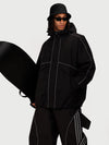 Veste de ski utilitaire réfléchissante UrbanCraft pour homme – Coupe streetwear