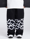 Pantalon de neige cargo réfléchissant à motif swaggy pour homme, toutes saisons