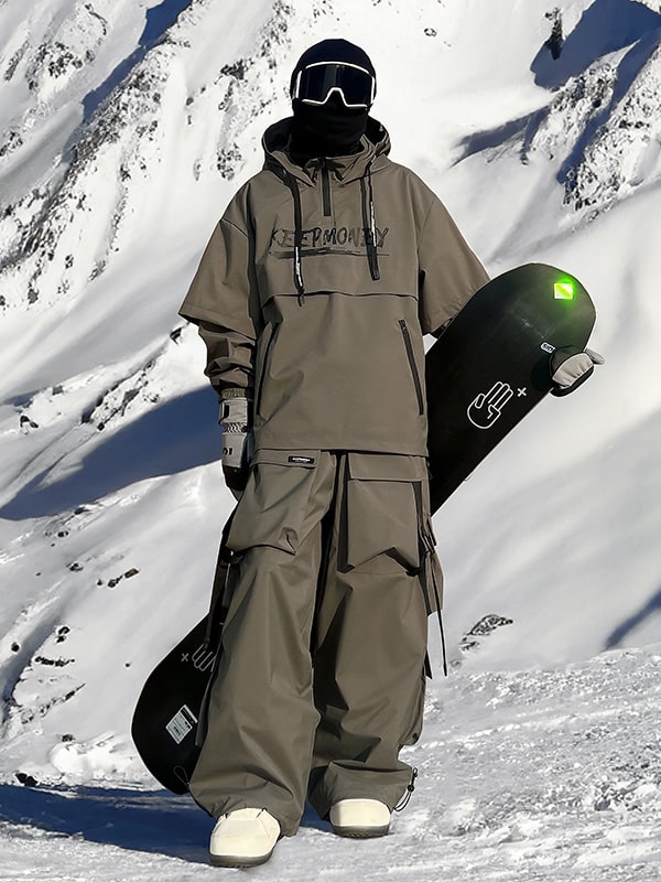 Combinaisons de ski amples pour hommes Keep Money Mountain Chill