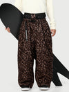 Pantalon de neige ample OG pour homme, style urbain, inspiré des vêtements de travail, avec rivets apparents et coupe large.