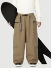 Pantalon de ski cargo utilitaire extensible et résistant Techline pour homme – Coupe ample et décontractée