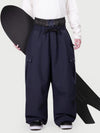 Pantalon de ski cargo utilitaire Techline pour homme, inspiré des vêtements de travail – Coupe ample et décontractée