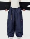 Pantalon de neige cargo utilitaire extensible et résistant Techline pour femme – Coupe ample et décontractée