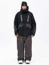Ensemble de ski Chillform pour homme, camouflage réfléchissant – Veste Glow Trail et pantalon de ski ample Freerider
