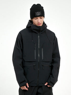 Veste de ski cargo utilitaire ample et durable pour homme Steeze HypeShred