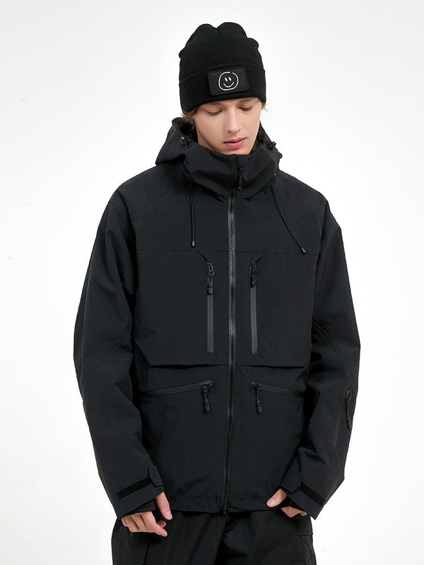 Veste de ski cargo utilitaire ample et durable pour homme Steeze HypeShred