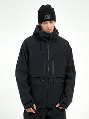Veste de ski cargo utilitaire ample et durable pour homme Steeze HypeShred