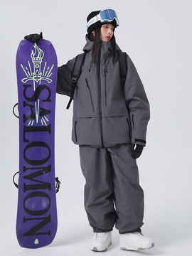Combinaison de ski Searipe unisexe Urban Ridge Mountain Freeride ample pour femmes