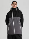 Veste cargo de montagne Gsou Snow HyperDrive toutes saisons pour femme, color block