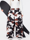 Pantalon de neige ample Nightline Park Rider pour femme, avec bandes réfléchissantes et poches cargo.