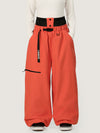 Pantalon de neige ample et résistant pour femme Urban Storm, style freestyle.
