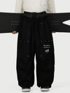 Pantalon de ski cargo utilitaire Camden Punk Rivet Street pour homme – Coupe ample et décontractée