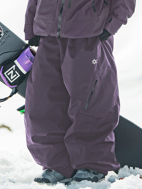 Pantalon de ski/snowboard cargo ample John Snow Alpine Breaker pour homme, toutes saisons