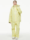 Combinaisons de ski thermiques coupe-vent Arctic Queen Mountain pour femmes avec salopette