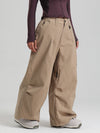Pantalon de neige ample et fonctionnel Gsou Snow pour femme, résistant et urbain