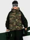 Veste de ski freestyle multifonctionnelle et résistante pour femme, style urbain.