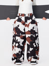 Pantalon de neige ample Nightline Park Rider pour femme, avec bandes réfléchissantes et poches cargo.