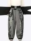 Pantalon de neige extra ample Wild Motion pour homme, à blocs de couleurs réfléchissants.