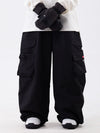 Pantalon de neige cargo utilitaire multipoches à motif léopard Wild Soul Steeze ParkRider pour femme