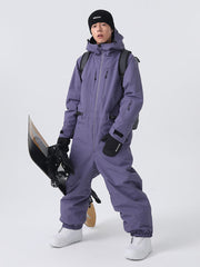 Combinaisons de ski une pièce Searipe Mountain Freerider pour hommes, combinaisons de neige amples intégrales
