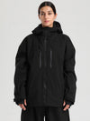 Veste de ski Gsou Snow pour femme, résistante, isolée et coupe-vent, type Mountain Pro.