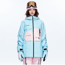Veste de ski imperméable unisexe High Experience pour femme